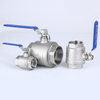 Two piece ball valve with internal thread LTE type