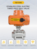 Stainless Steel Electric Three-piece Ball Valve