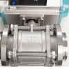 Q641F-16P Pneumatic High Vacuum Ball Valve