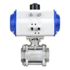 Q61FHigh platform three-piece 304 stainless steel ball valve with internal thread
