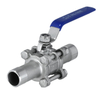 Q61F-16PStainless Steel Three-piece Lengthened Butt Welding Ball Valve