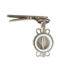 D371X-16PClamp butterfly valve with handle