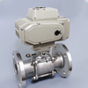 Three-piece High Platform Flanged Ball Valve