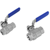 LTWE Type Stainless Steel Two-piece Ball Valve with Internal Teeth