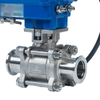 Electric Three-piece Vacuum Ball Valve