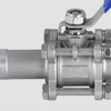 Q21F-16PStainless steel three-piece welded casing ball valve