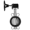 D371X-16PClamp butterfly valve with handle