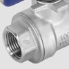 Stainless Steel Two Piece Type Butterfly Handle Ball Valve