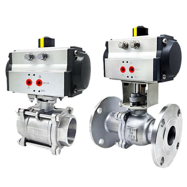 D671X-16QPneumatic Flange Ball Valve
