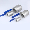 Two piece ball valve with internal thread LTE type
