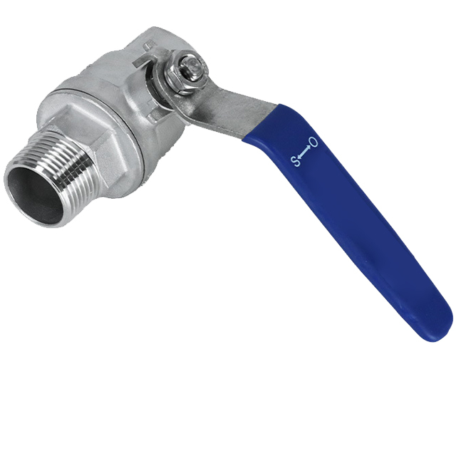 LTE Type 304 Stainless Steel Two-piece Internal And External Wire Ball Valve