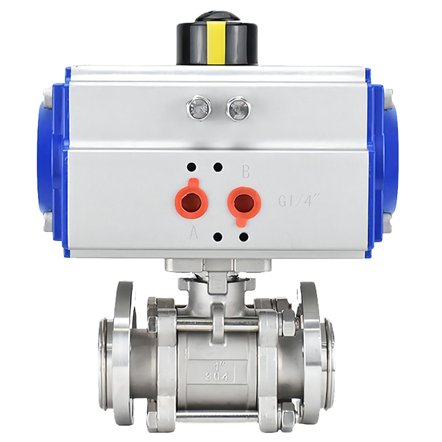 Q11F-16PGUQ Pneumatic High Vacuum Ball Valve