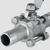 Q21F-16PStainless steel three-piece welded casing ball valve