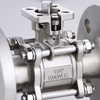 Three-piece High Platform Flanged Ball Valve
