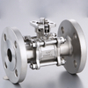 Three-piece High Platform Flanged Ball Valve