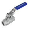 LTWE Type Stainless Steel Two-piece Ball Valve with Internal Teeth