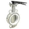 D371X-16PClamp butterfly valve with handle