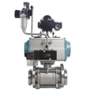 Q641F-16P Pneumatic High Vacuum Ball Valve