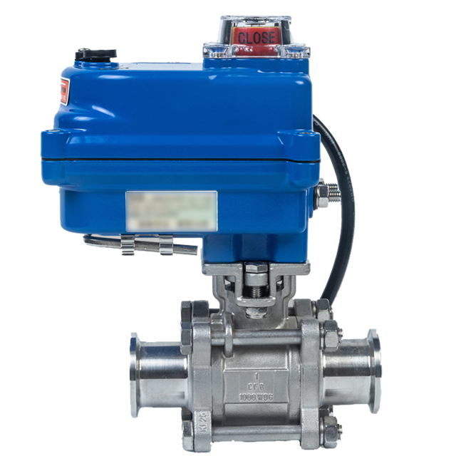 Electric Three-piece Vacuum Ball Valve