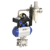 Stainless Steel Three-piece High Platform Internal Wire Ball Valve