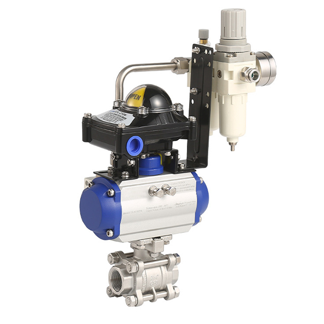 Stainless Steel Three-piece High Platform Internal Wire Ball Valve