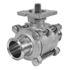 Q81F-16PStainless Steel Clamp Ball Valve