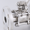 Three-piece High Platform Flanged Ball Valve
