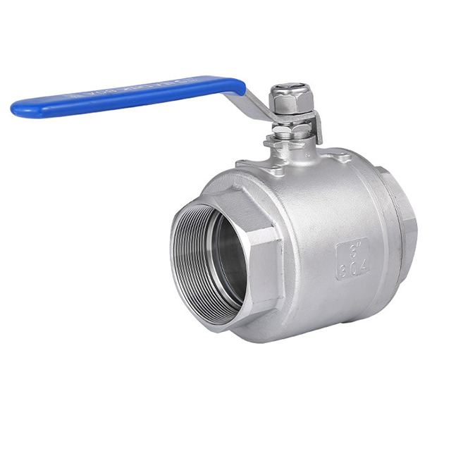 Two piece ball valve with internal thread LTE type