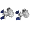 Stainless Steel Two Piece Type Butterfly Handle Ball Valve
