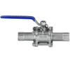 Q61F-16PStainless Steel Three-piece Lengthened Butt Welding Ball Valve